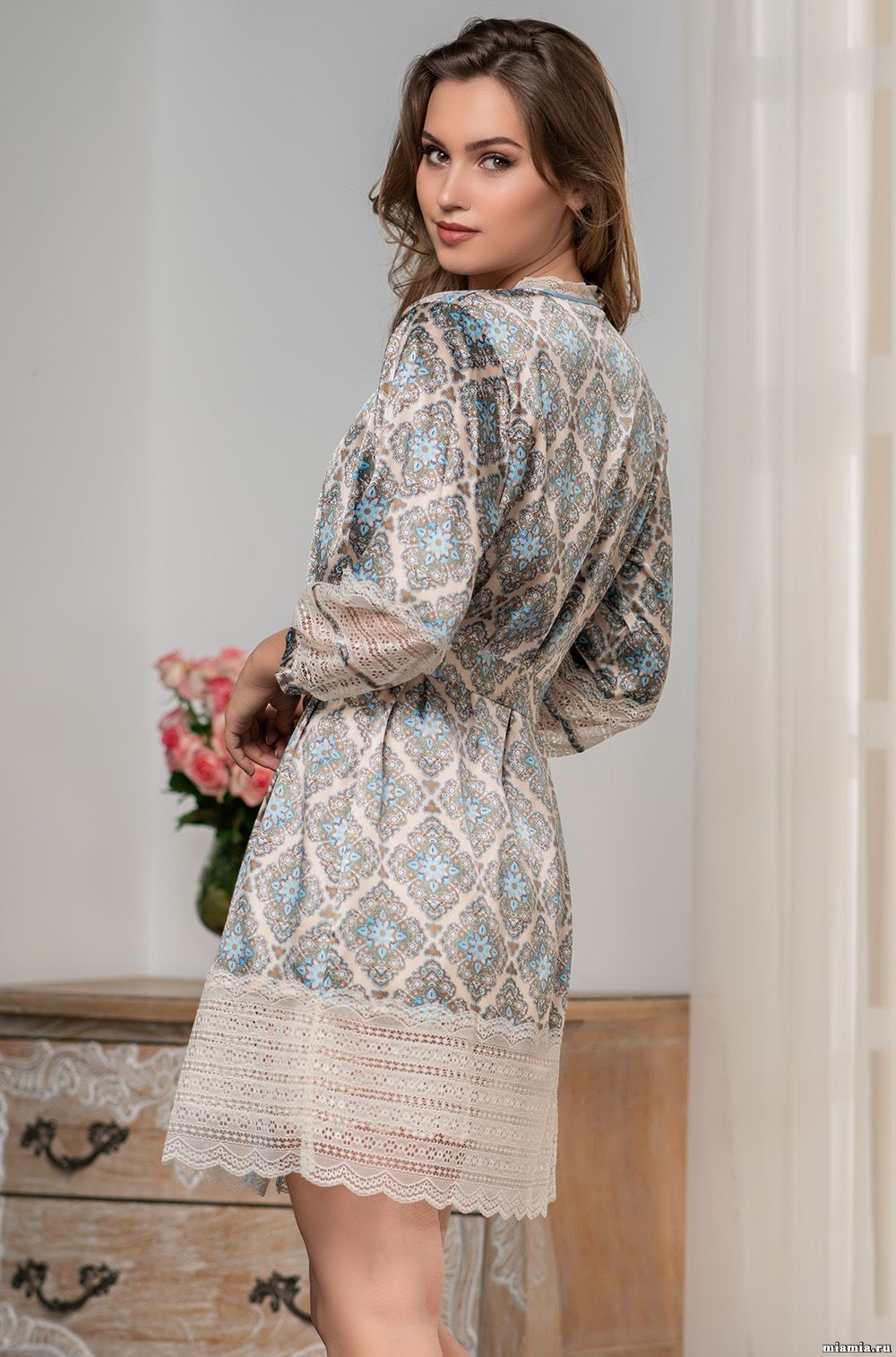 Palermo 9693 Short Dressing Gown