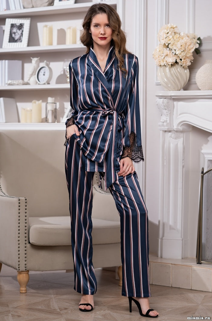 Normandia 8486 Three-pieces Pyjama Set