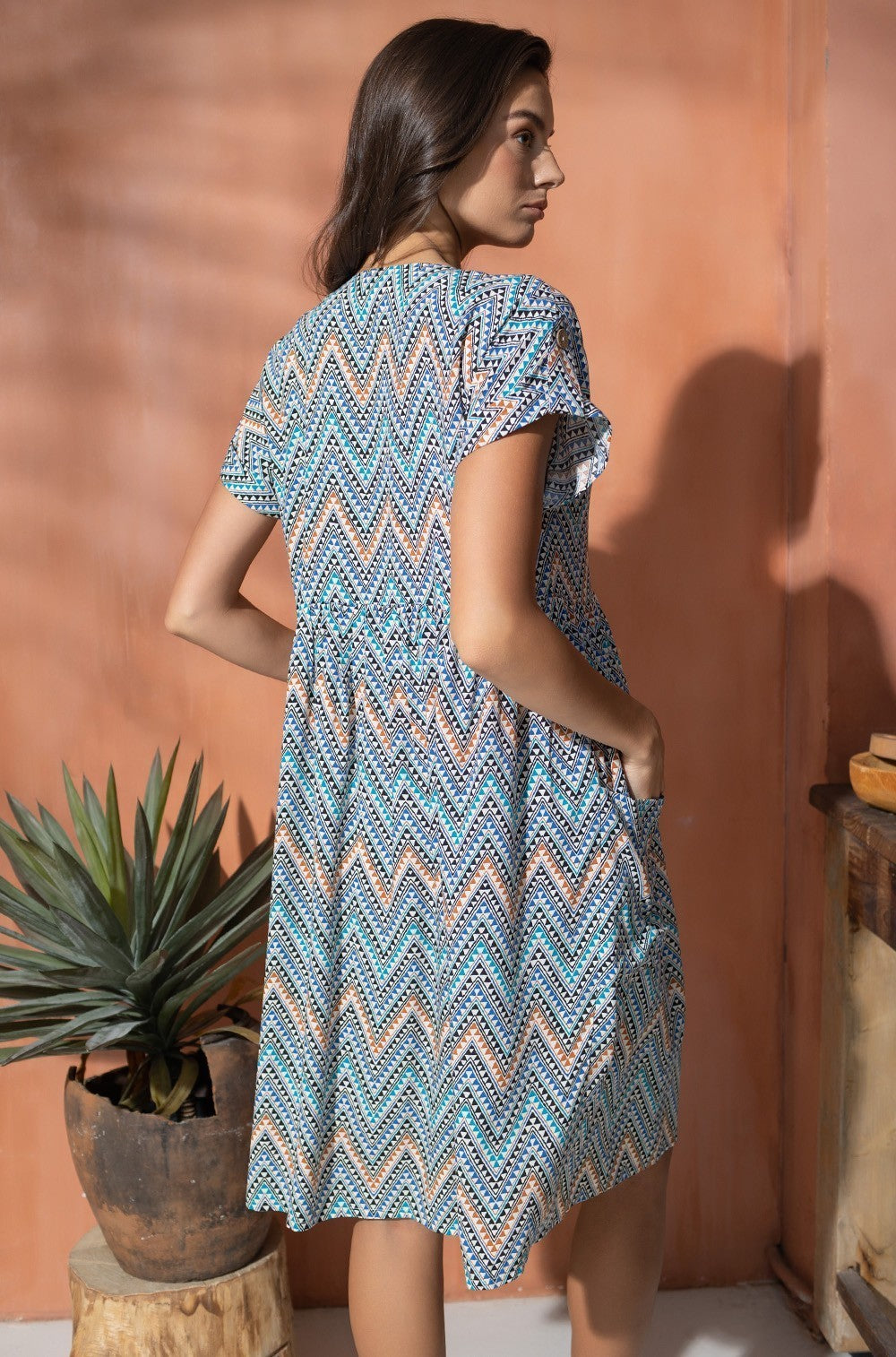 Vegas 1991 midi summer tunic-dress