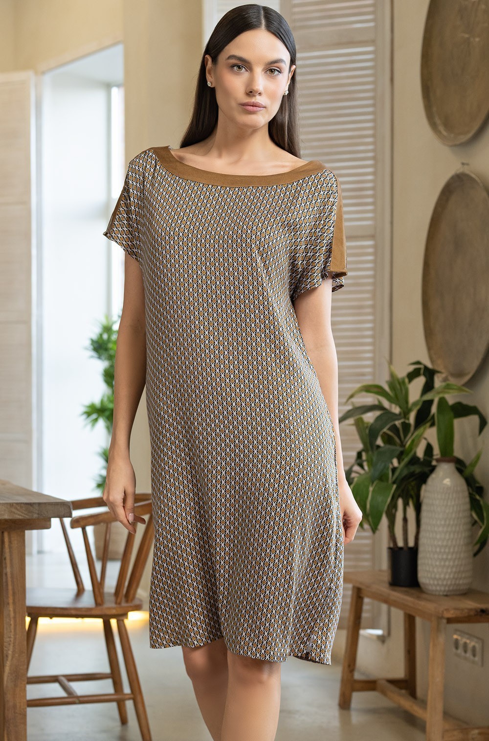 Donna 5104 Knee-lenght summer dress/tunic