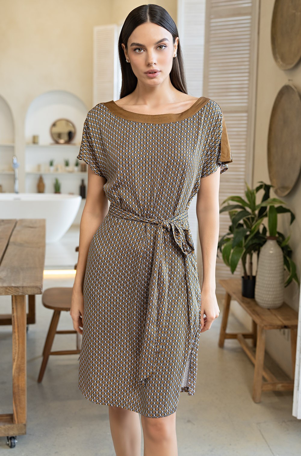 Donna 5104 Knee-lenght summer dress/tunic