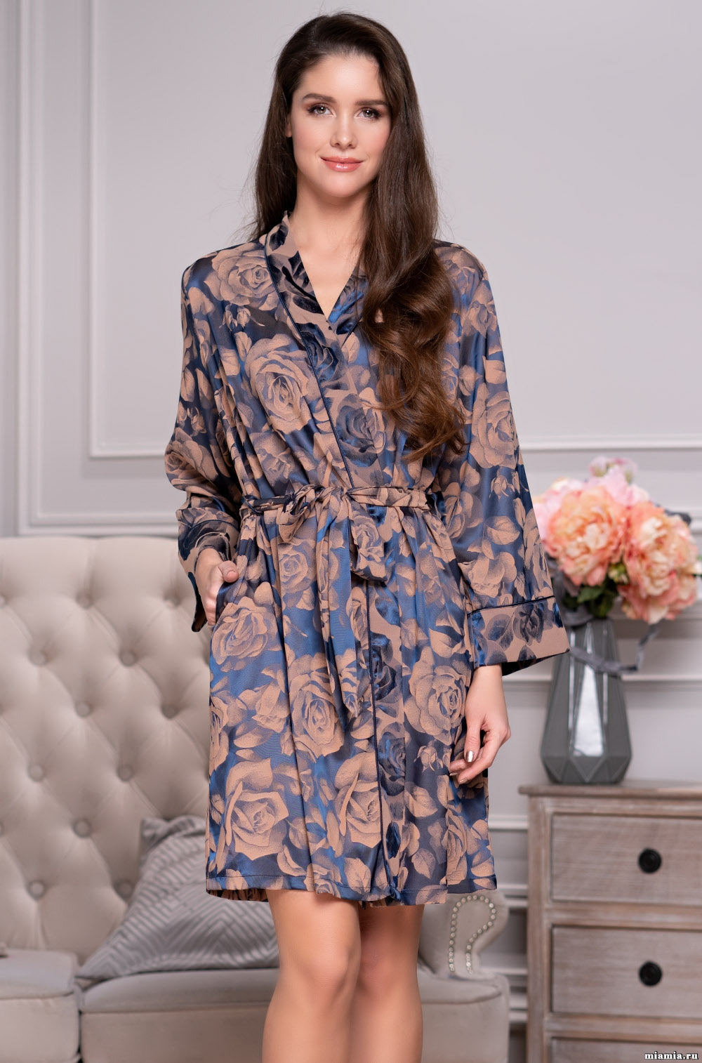 Rosa Regina 8533 Short Dressing Gown